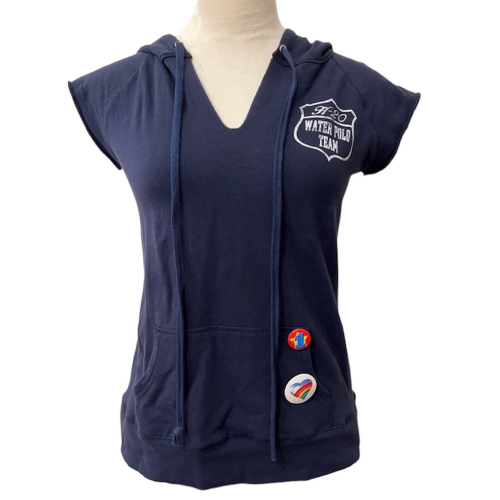 FOVEVER21 V-neck WaterPolo short sleeve hoodie